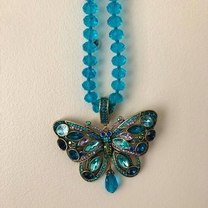 Heidi Daus Mosaic Monarch Necklace